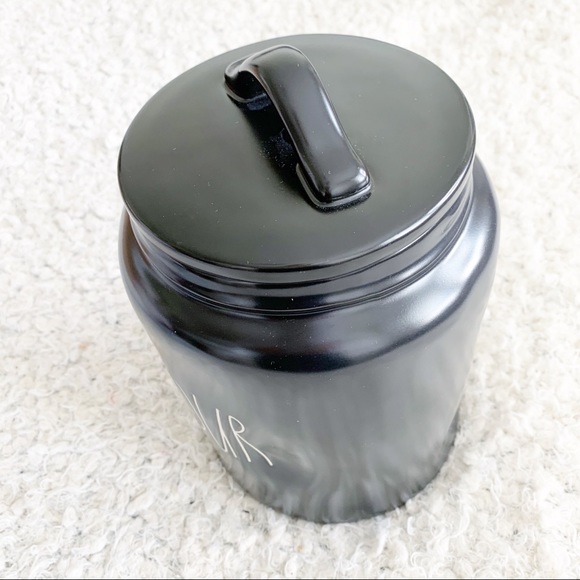 Rae Dunn Kitchen Rae Dunn Black Flour Canister Nwt Poshmark